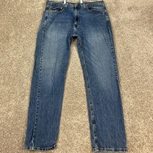 Levis 505 Jeans Mens 36x32 Medium Wash Straight Leg 5 Pocket Denim Classic EUC